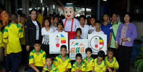 รณรงค์งดเหล้า งานตักบาตรข้าวต้มลูกโยน ปี 2 จังหวัดฉะเชิงเทรา