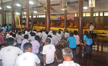 ฉะเชิงเทรา งดเหล้าเข้าพรรษา ทำดีถวายพ่อหลวง