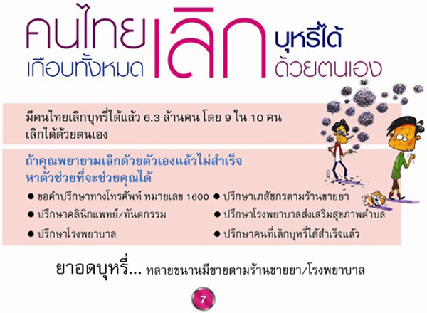 บุหรี่! เลิกยาก แต่เลิกได้