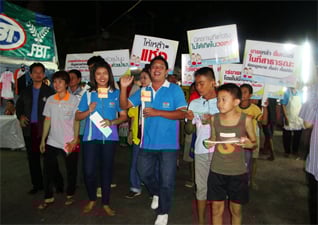 รณรงค์งานกา​ชาดปลอดเหล้า​จังหวัดจัน​ทบุรี 