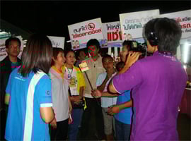 รณรงค์งานกา​ชาดปลอดเหล้า​จังหวัดจัน​ทบุรี 