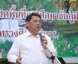 นายจรินทร์ จักกะพาก ผู้ว่าราชการจังหวัดชัยภูมิ