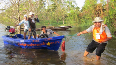 ทีมกู้ภัยเครือข่ายงดเหล้ากับภารกิจช่วยเหลือผู้ประสบภัย