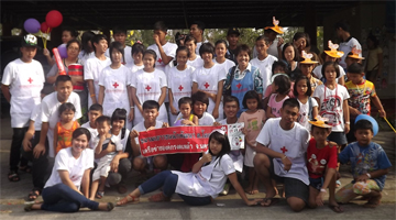 งดเหล้านครนายกรวมพลัง สร้างกำลังใจแก่ผู้ประสบภัยน้ำท่วม