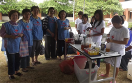 งดเหล้านครนายกรวมพลัง สร้างกำลังใจแก่ผู้ประสบภัยน้ำท่วม