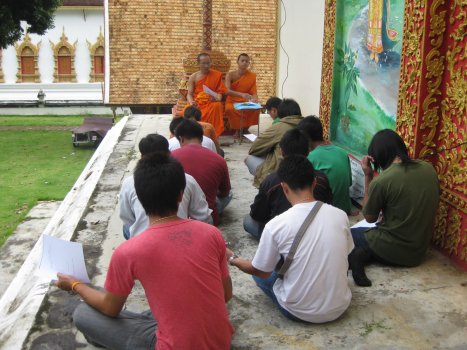 วัดนำชุมชนฟื้นฟูผู้ติดเหล้า บำบัดด้วยกิจกรรม-ธรรมะ