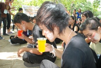 มรภ.อุบลฯ จัดรับน้องใหม่ หัวใจไร้แอลกอฮอล์!!!