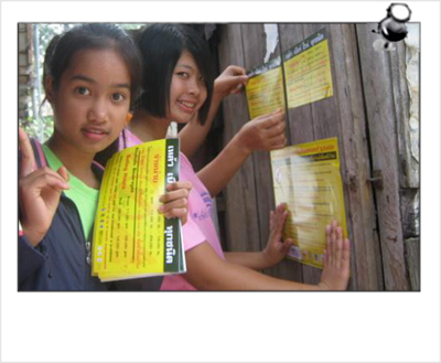 เด็กจิตอาสากับภารกิจเผยแพร่ พรบ.คุมน้ำเมา