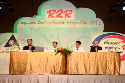 ประมวลภาพการประชุมแลกเปลี่ยนเรียนรู้จากงานประจำสู่งานวิจัย R2R:เพิ่มคุณค่าพัฒนาคนพัฒนาบริการ 16-17 ก.ค.52 ณ รร.ริชมอนด์