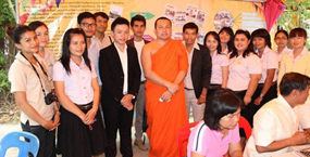 มมส นำธรรมมะเดลิเวอร์รี่สู่ชุมชน หนุนงานบุญปลอดเหล้า 