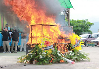 ลำปาง ชวนเลิก “เหล้า – บุหรี่” วันเข้าพรรษา