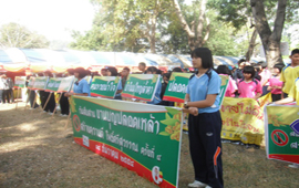 สืบสานงานบุญปลอดเหล้า สร้างความดี โพธิ์ศรีสุวรรณ