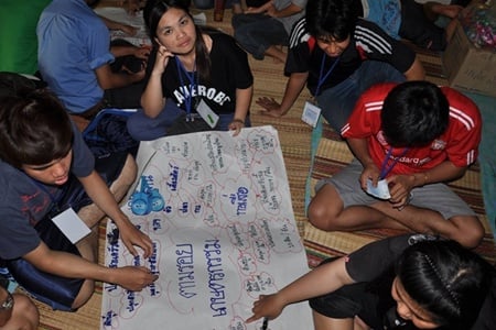 เศรษฐศาสตร์ มข.ออกค่ายอาสาฯ เดินตามรอยพ่อ ฝึกชีวิตพอเพียง