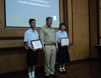 ประกาศผลเรียงความงดเหล้า ที่นครนายก