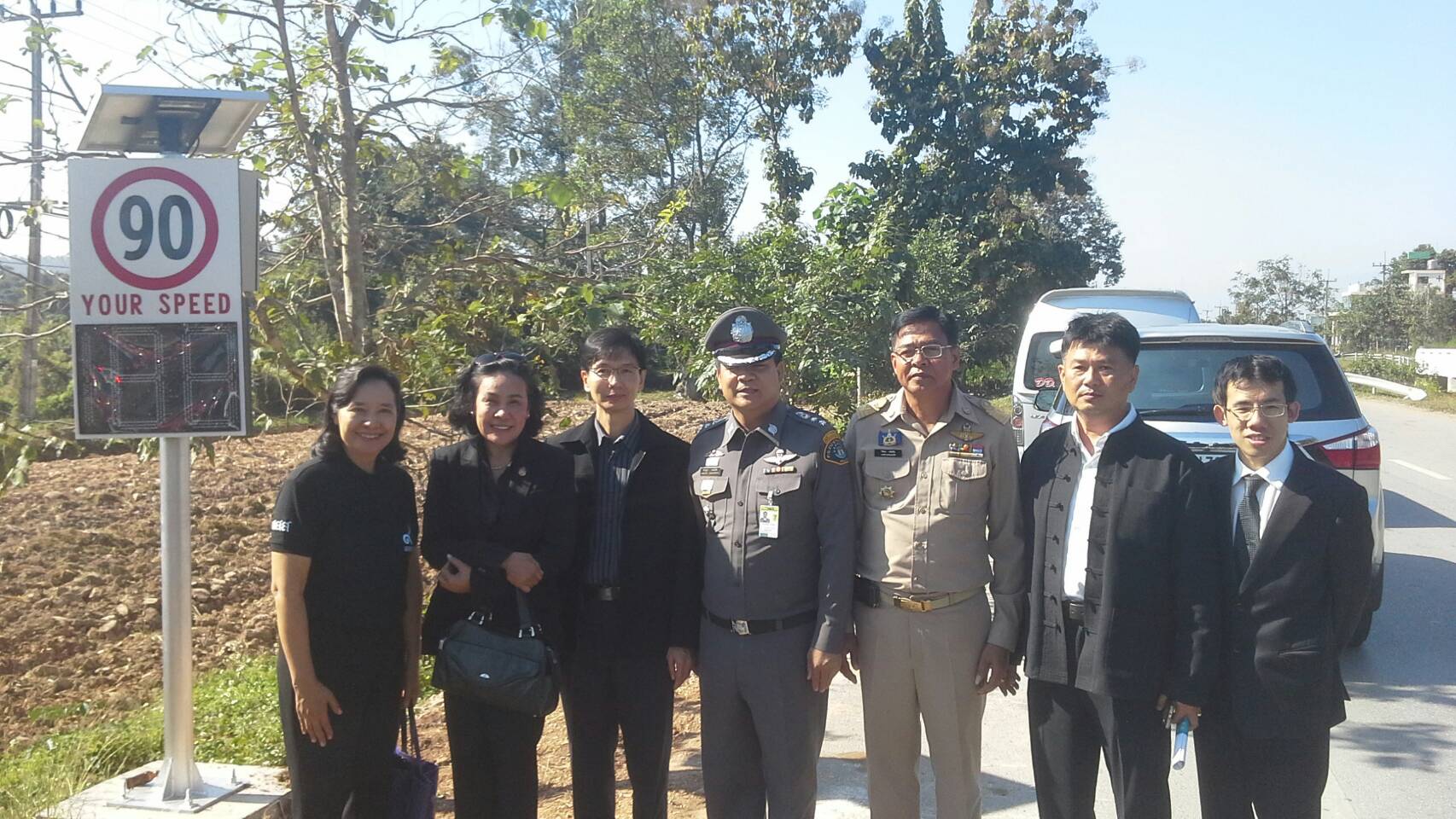 สภ.ดอยสะเก็ดเปิดตัวกล้องตรวจจับความเร็ว thaihealth