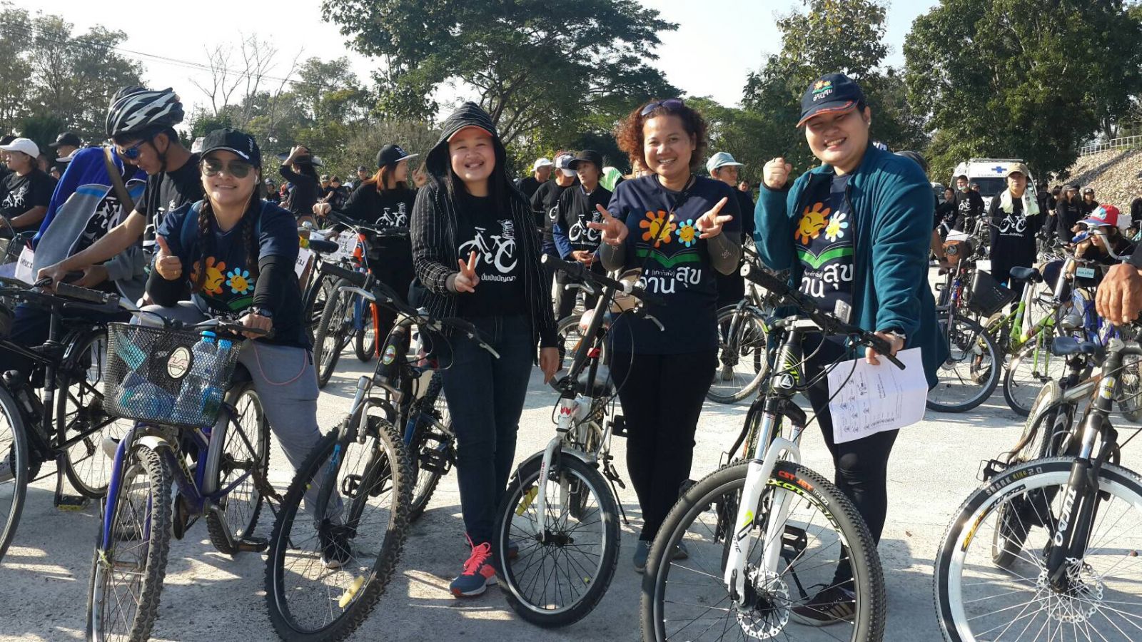 'ปั่นปันปัญญา' เรียนรูุ้ทุกหมู่บ้านใน อ.แจ้ห่ม thaihealth