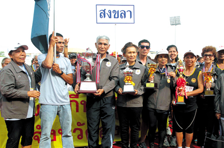 สงขลาทีมยอดเยี่ยมกรีฑาสูงอายุ thaihealth