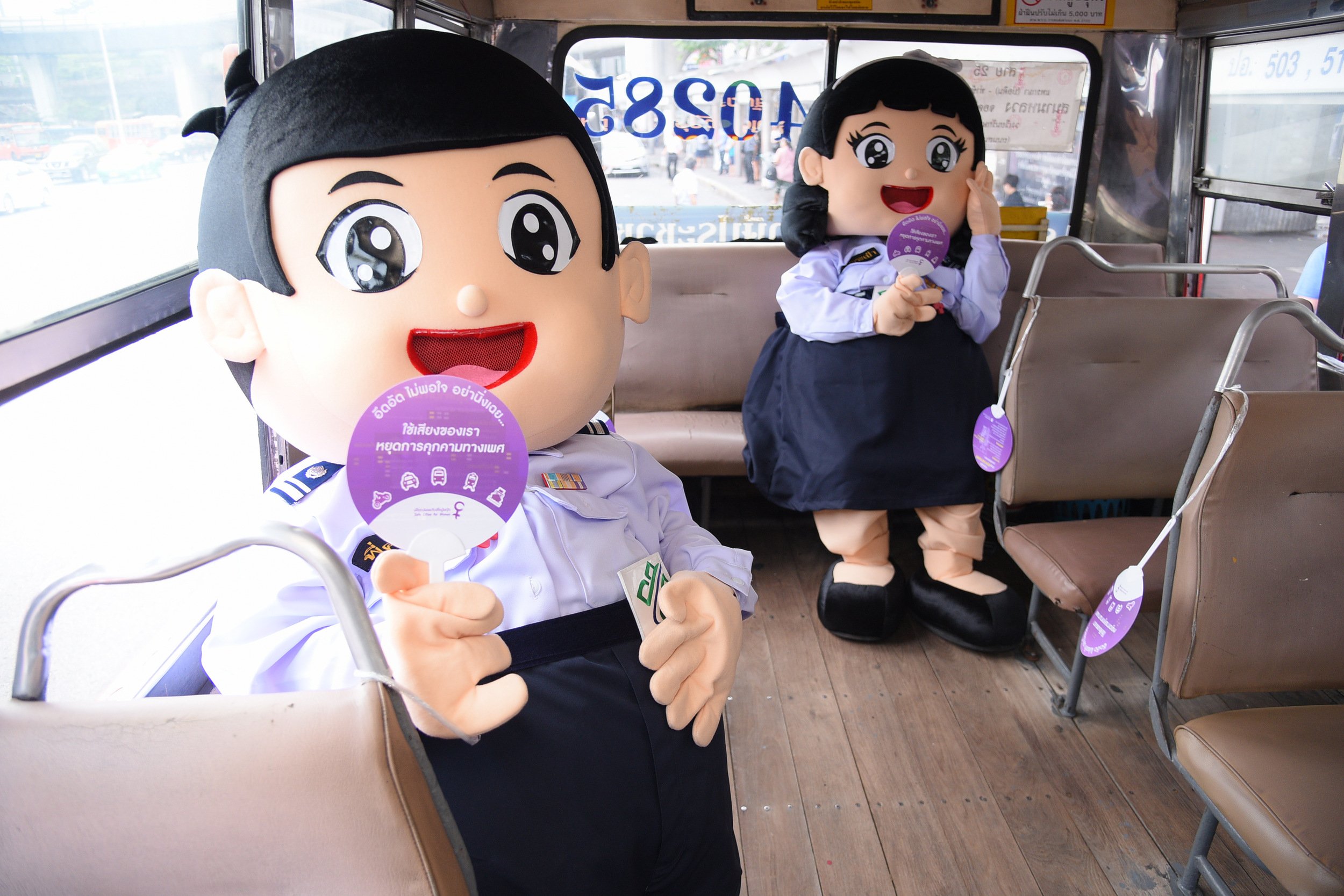 ผู้หญิง 1 ใน 3 เคยถูกคุกคามบนรถสาธารณะ thaihealth