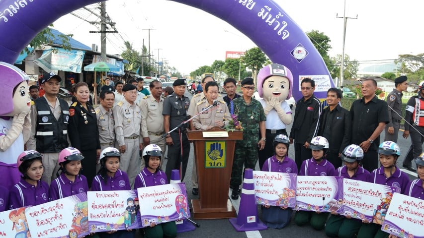 จ.สตูล เน้นการป้องกันและลดอุบัติเหตุทางถนน thaihealth