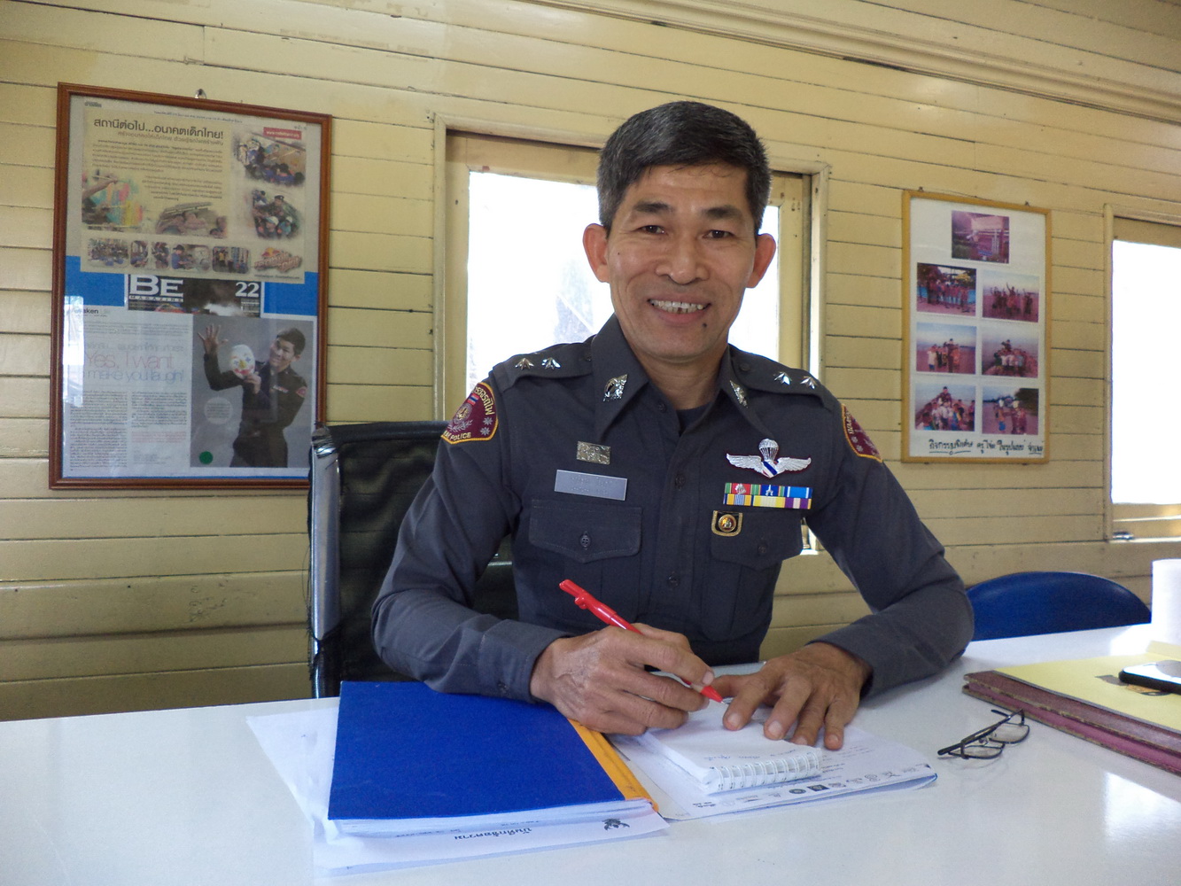 'ครูโจ่ย' กับโครงการครูตำรวจข้างถนน thaihealth