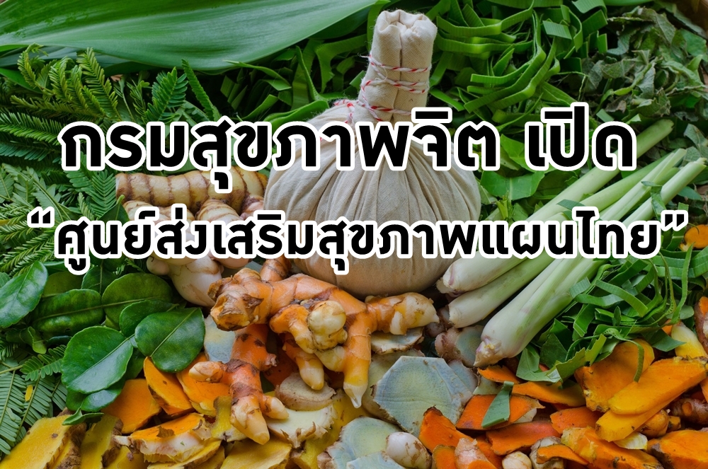 กรมสุขภาพจิต เปิด“ศูนย์ส่งเสริมสุขภาพแผนไทย”  thaihealth