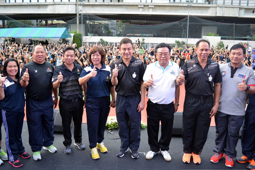 กรมพละร่วมส่งเสริมคนไทยมีสุขภาพดี thaihealth