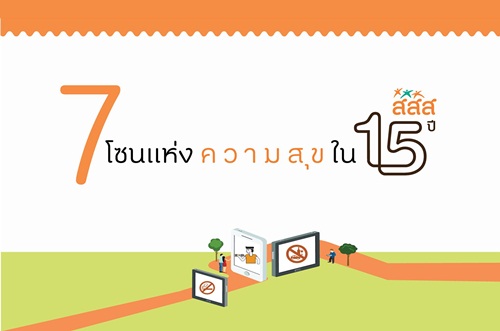 7 โซนแห่งความสุขในงาน 15 ปี สสส. thaihealth