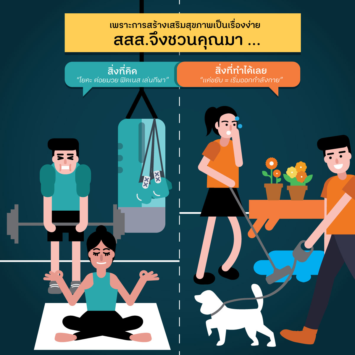 หลากหลายแนวคิดจาก สสส. thaihealth