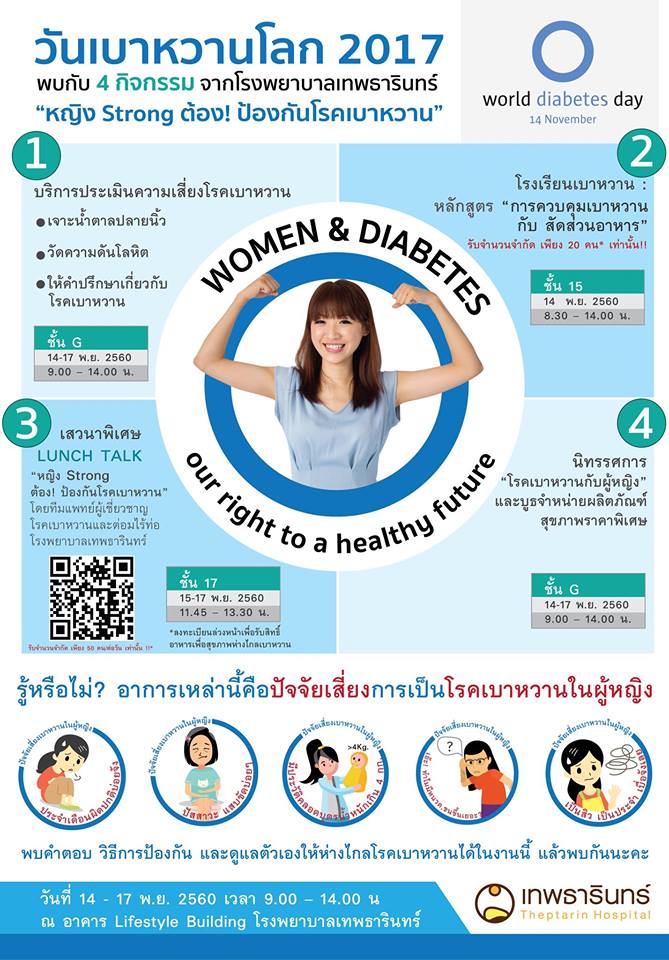 'หญิง Strong' ต้องป้องกันโรคเบาหวาน thaihealth