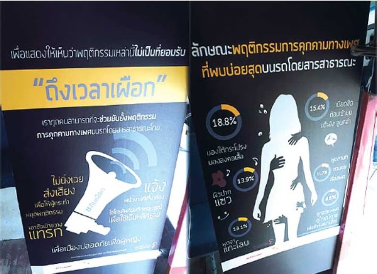 'ลวนลาม-คุกคาม'ภัยมืดระบบขนส่งสาธารณะ thaihealth