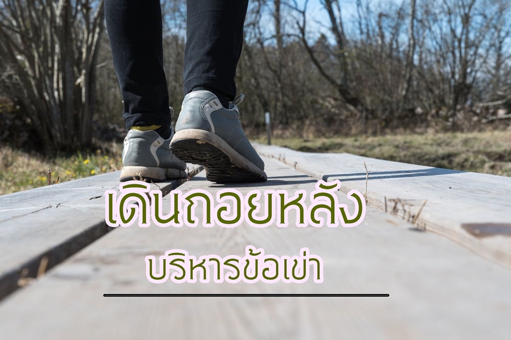 เดินถอยหลัง บริหารข้อเข่า thaihealth