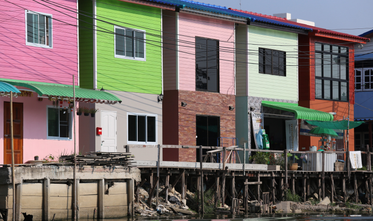สีสันบ้านประชารัฐริมคลองลาดพร้าว thaihealth