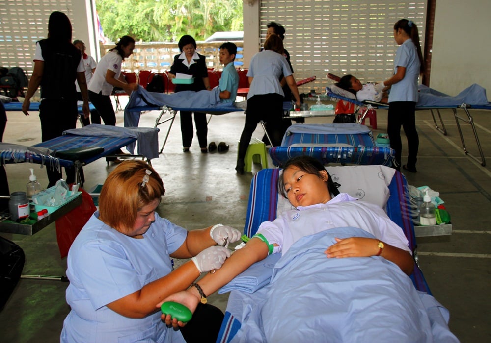 แจ้งกำหนดข้อห้ามบริจาคเลือด thaihealth