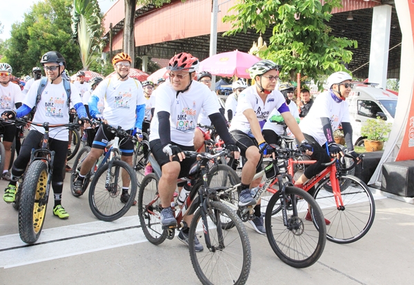 ปั่นจักรยานเพื่อสุขภาพเฉลิมพระเกียรติฯ จ.ระยอง thaihealth