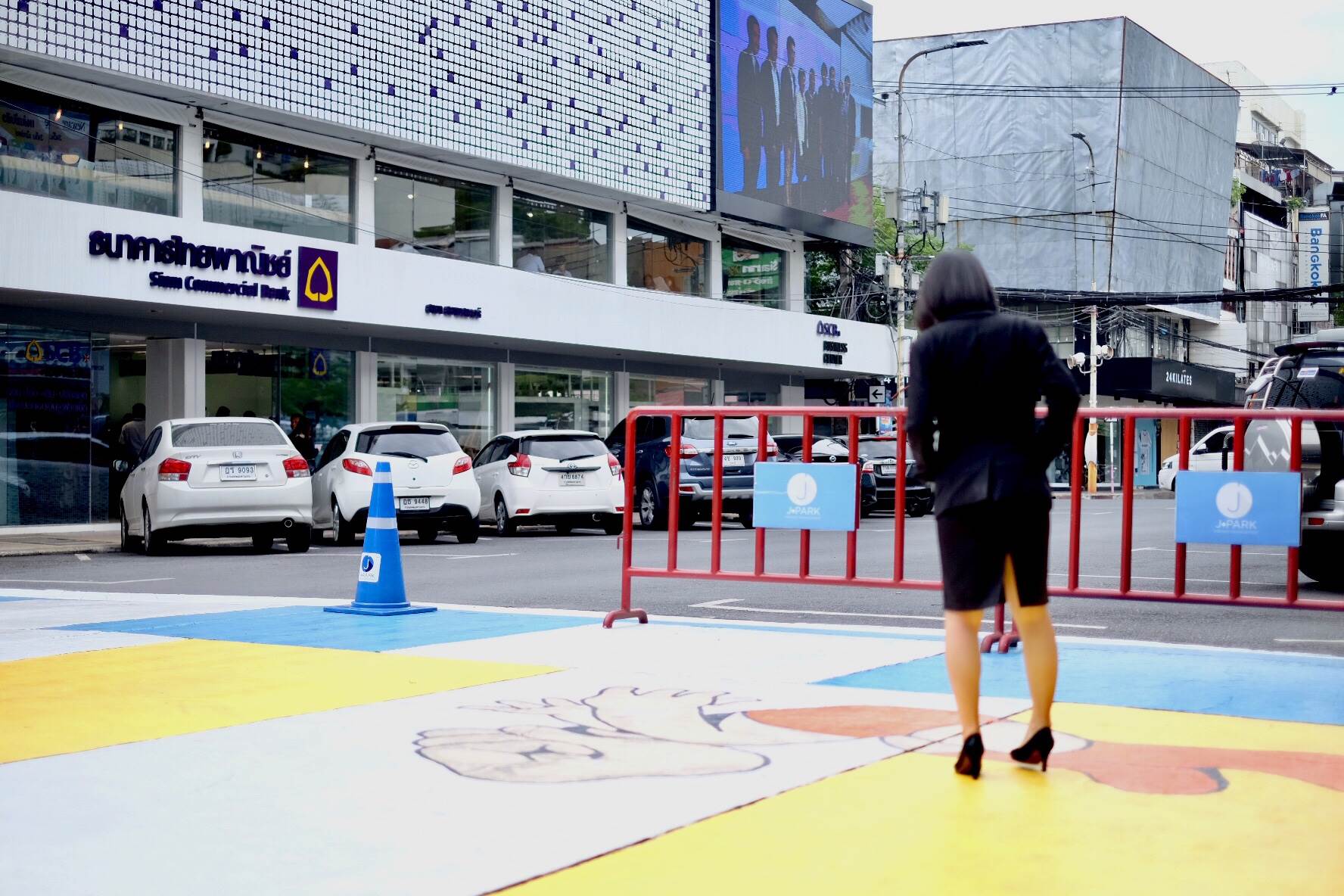 “ศิลปะ พา ข้าม” ทางข้ามสุดชิค คนเดินถนนปลอดภัย thaihealth
