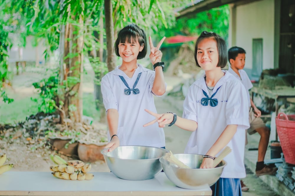 ยึดหลักเศรษฐกิจพอเพียงแก้ปัญหาอาหารกลางวัน thaihealth