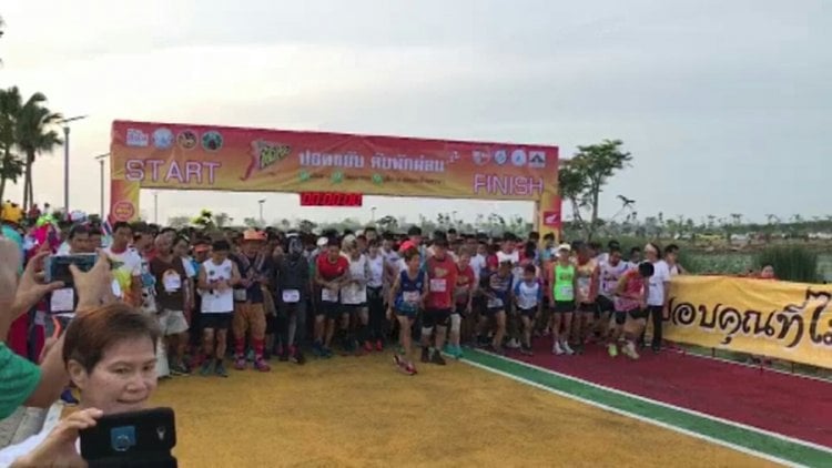วิ่งพักตับรณรงค์งดเหล้าเข้าพรรษา จ.ขอนแก่น thaihealth