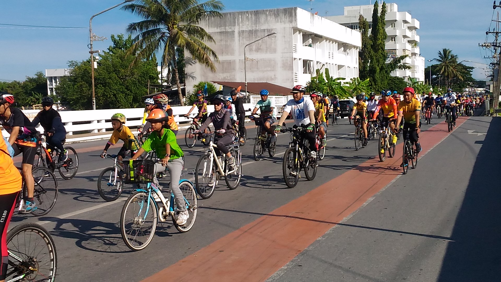 ชาวปัตตานี ปั่นจักรยานเนื่องในวัน Car Free Day 2018 thaihealth