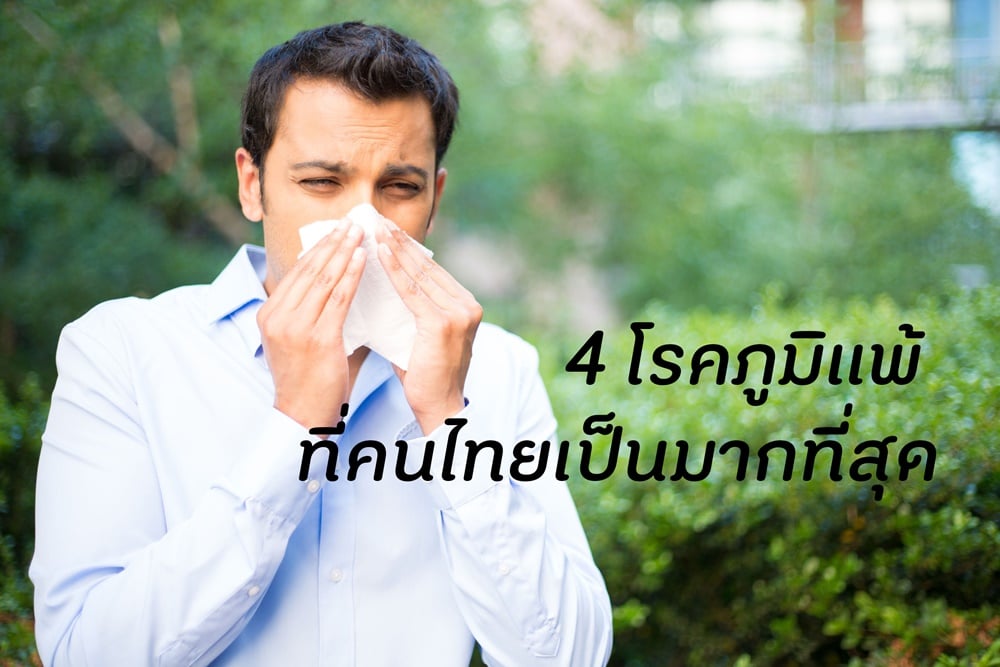 4 โรคภูมิแพ้ ที่คนไทยเป็นมากที่สุด thaihealth