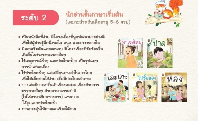 หนังสือ 'ฝึกอ่าน' ตามระดับ ชุด 'อ่าน อาน อ๊าน' thaihealth