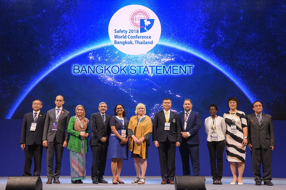 แถลงการณ์กรุงเทพ ก้าวหน้าสู่โลกที่ปลอดภัยห่างไกลการบาดเจ็บ thaihealth