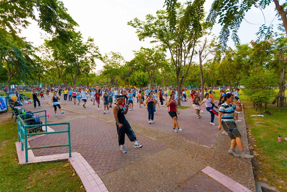 ชาวชัยนาท รวมตัวออกกำลังกาย สร้างกระแสสุขภาพ thaihealth