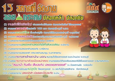 ลอยกระทง \'ปลอดเหล้าปลอดภัย\' ไปลอยที่ไหนดี thaihealth
