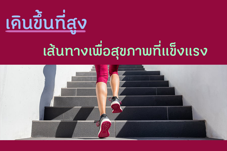 เดินขึ้นที่สูง เส้นทางเพื่อสุขภาพที่แข็งแรง thaihealth
