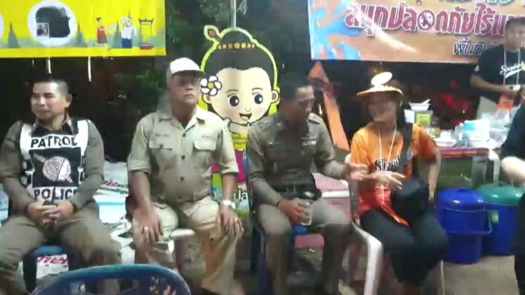 สงกรานต์กลางคืนถนนข้าวทิพย์สนุกสนานชุ่มฉ่ำ thaihealth