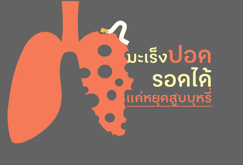 มะเร็งปอด รอดได้แค่หยุดสูบบุหรี่ thaihealth