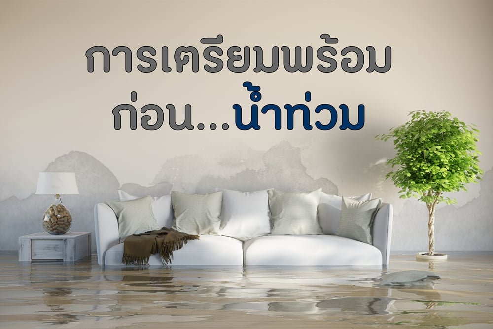 การเตรียมพร้อมก่อนน้ำท่วม thaihealth