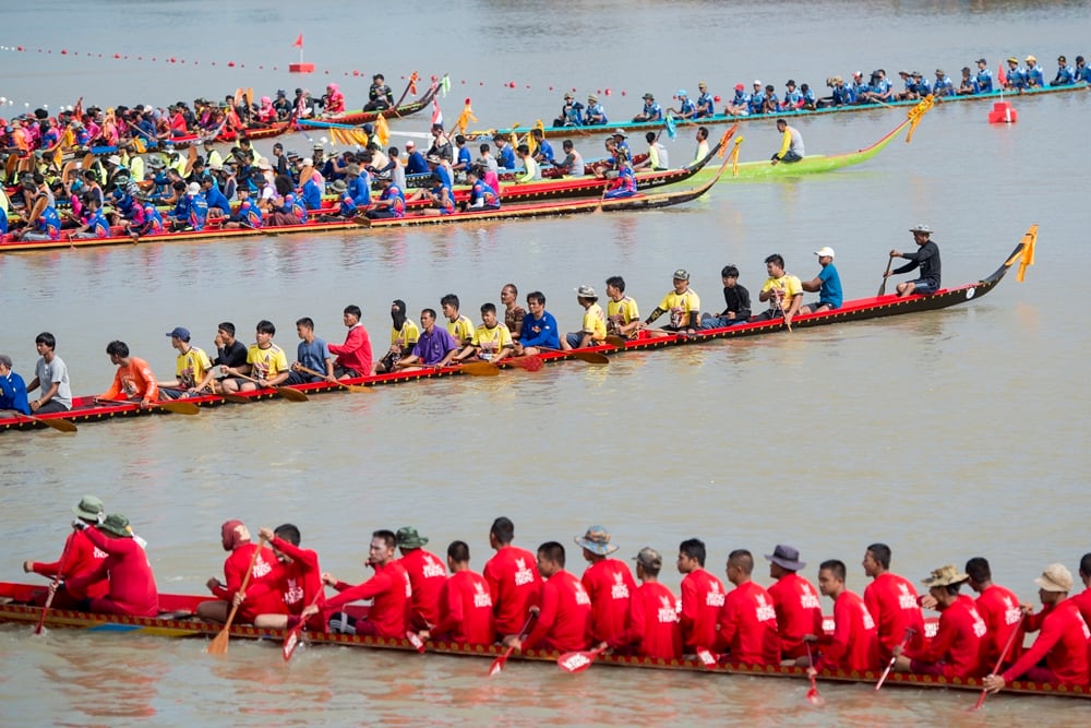 ประเพณีแข่งเรือ ปลอดเหล้า  thaihealth