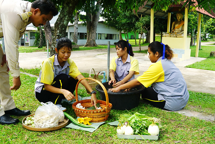 กาบเชิง รณรงค์สุขภาวะชุมชนสถานศึกษาปลอดผลไม้ดอง thaihealth