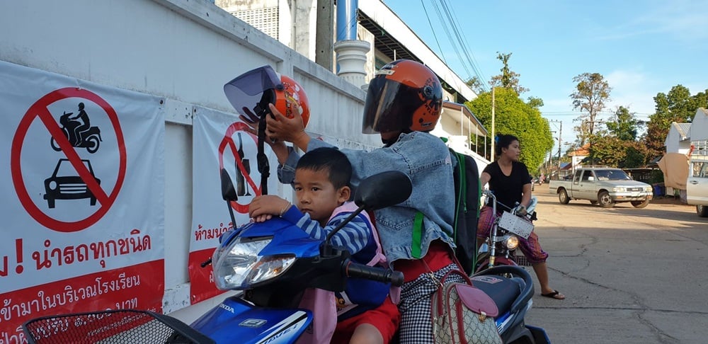  วิชาหมวกกันน็อก ลูกเรียนพ่อแม่ปฏิบัติ thaihealth